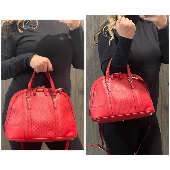 Authentic GUCCI Microguccissima Dome Bag - Picture 14 of 17